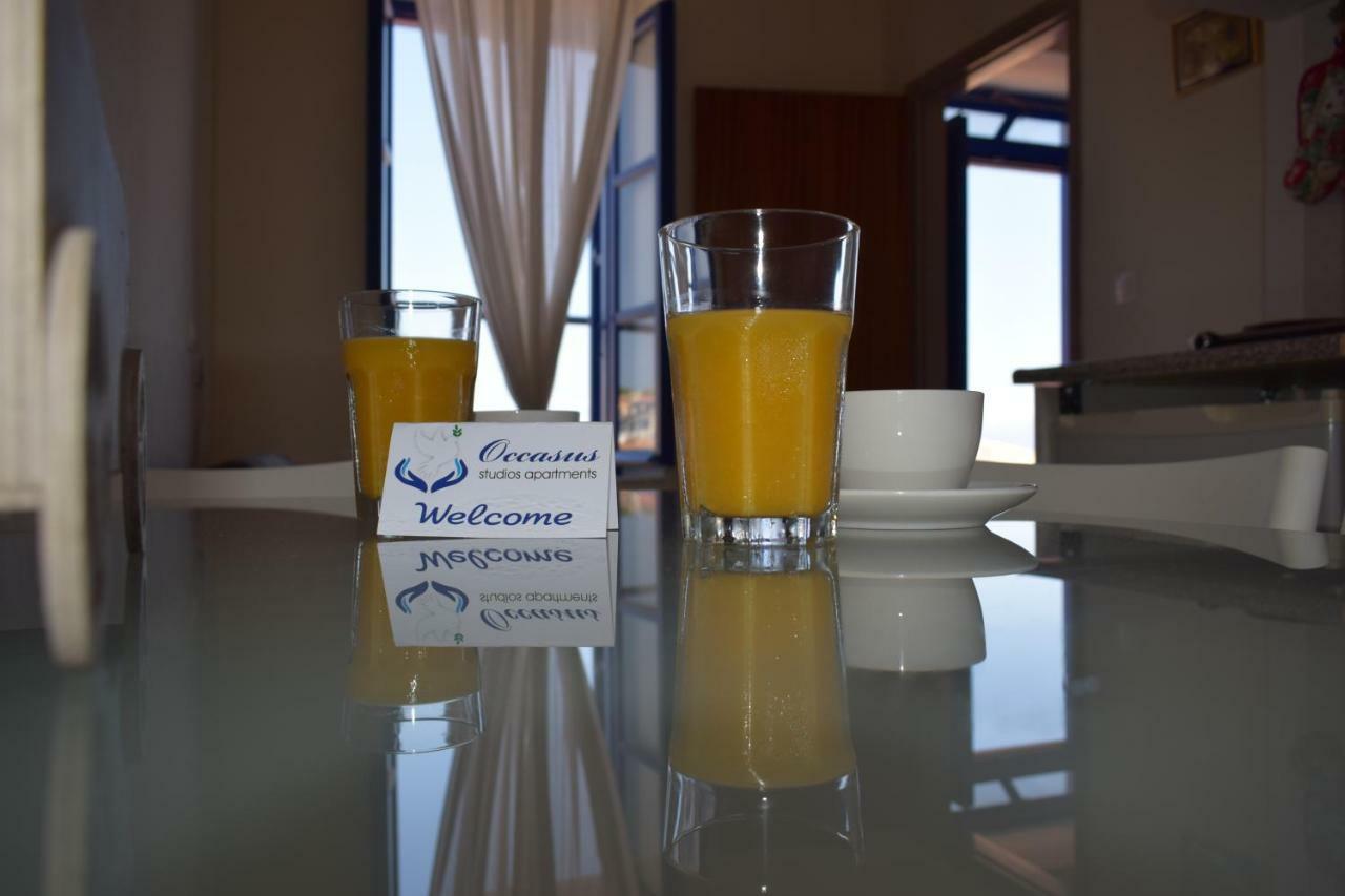 Occasus Room Chalki Town Exterior foto
